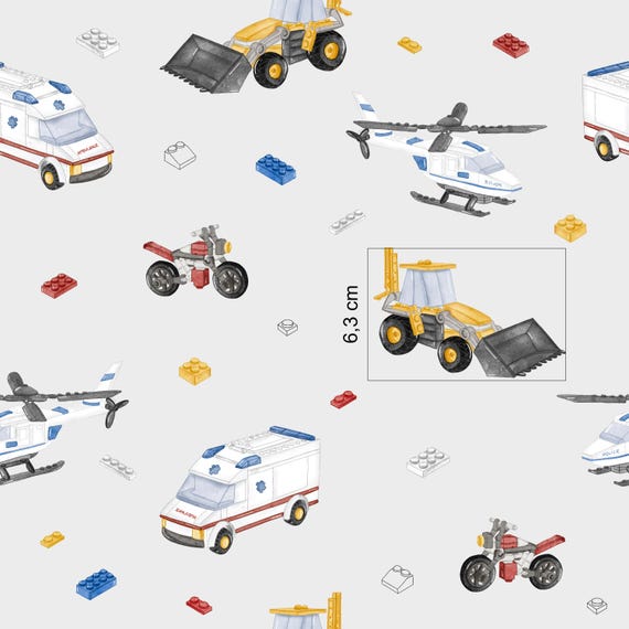 Disegno di macchinine a blocchi, modello di blocchi, design di