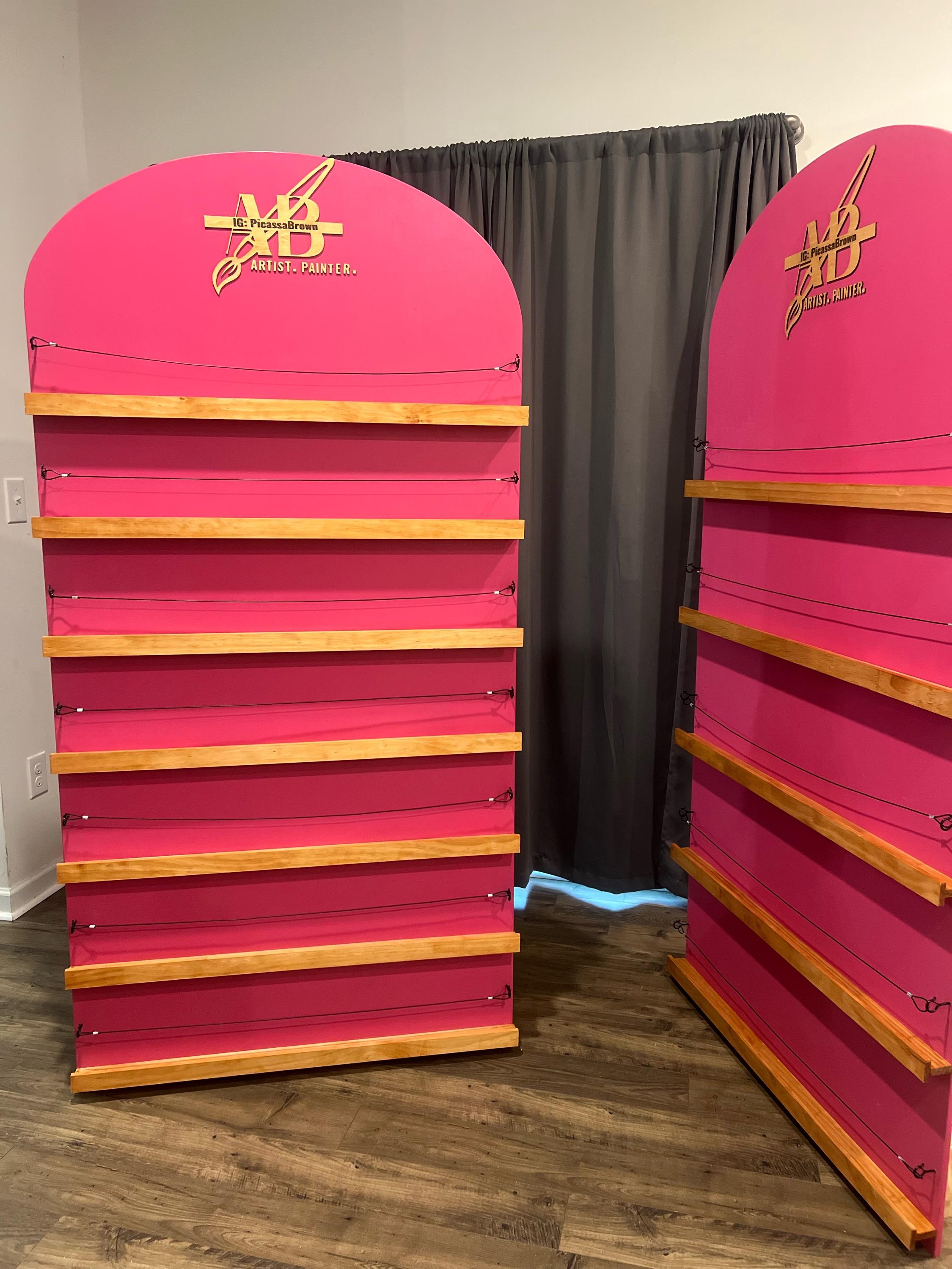 Artist canvas display stand | Market display | Pop-up display | Art display stand | Chiara display stand
