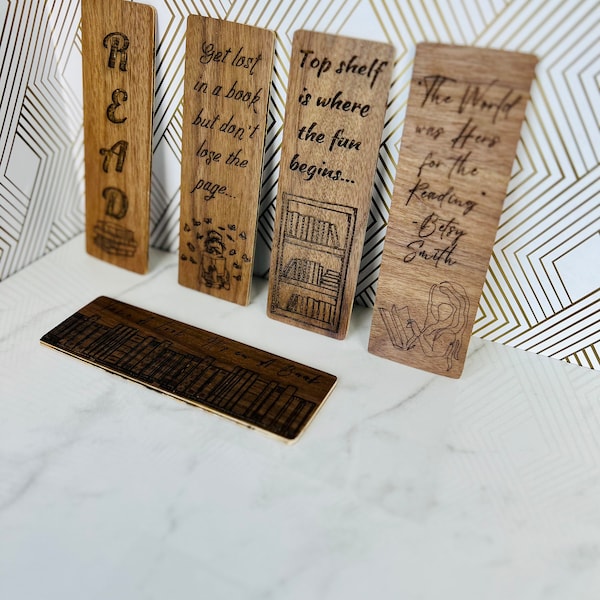 Bookmark | Customized bookmark | Personalized bookmark | Wood bookmark |Gifts for students |  Gifts for teachers | Gifts for readers| Gift |