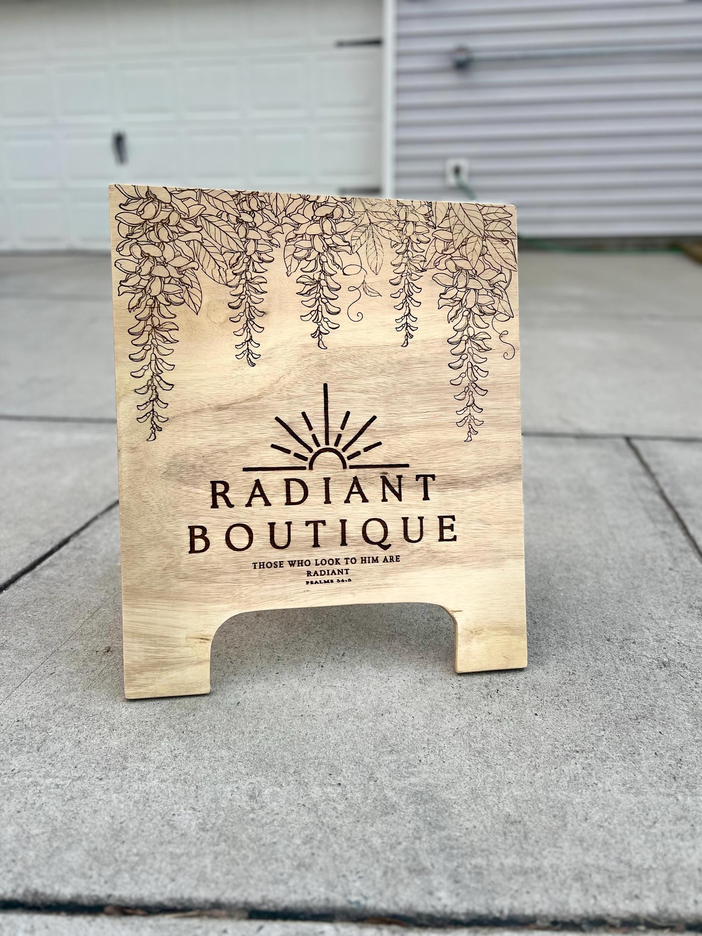 Sidewalk sign stand | Welcome sign | A-Frame Sign | Event Sign
