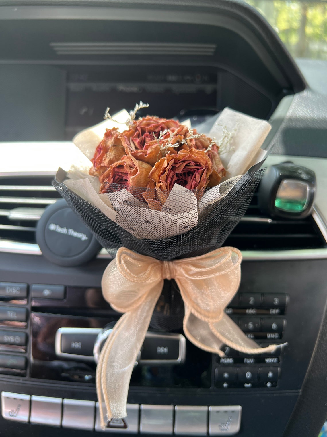 Dry Flower Bouquet/ Car Accessories/ Car Accessories/gifts / Etsy