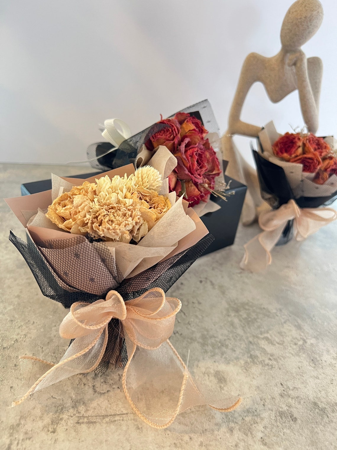 Dry Flower Bouquet/ Car Accessories/ Car Accessories/gifts / Vent Clip