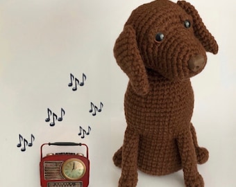 Labrador Dog Amigurumi Crochet Pattern, PDF File Format (English)