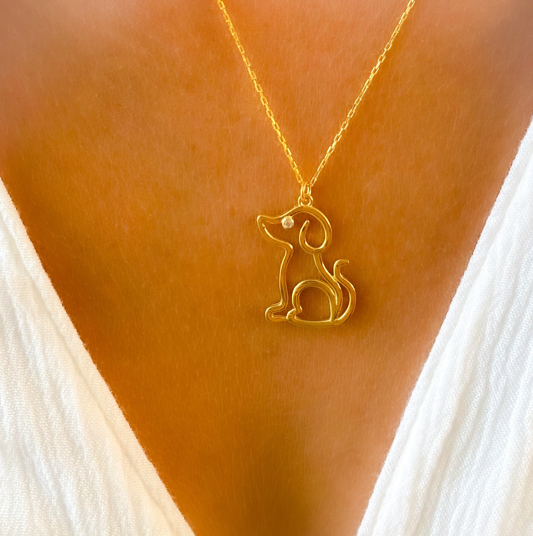 K18 Necklace - Etsy