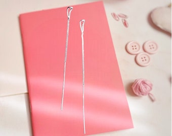 Lange en bungelende Sterling zilveren oorbellen voor vrouwen Cadeau voor haar Cadeau idee sieraden jubileum sieraden cadeau vrouw sieraden