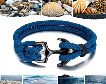 Pulsera de hombre paracord de estilo minimalista cuerda de doble cordón diferentes colores regalo para hombres