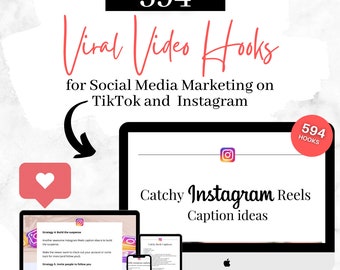 594 Viral Video Hooks For Social Media Marketing On TikTok & Instagram