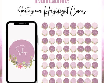 65+ Done-For-You Instagram Highlight Icon Covers