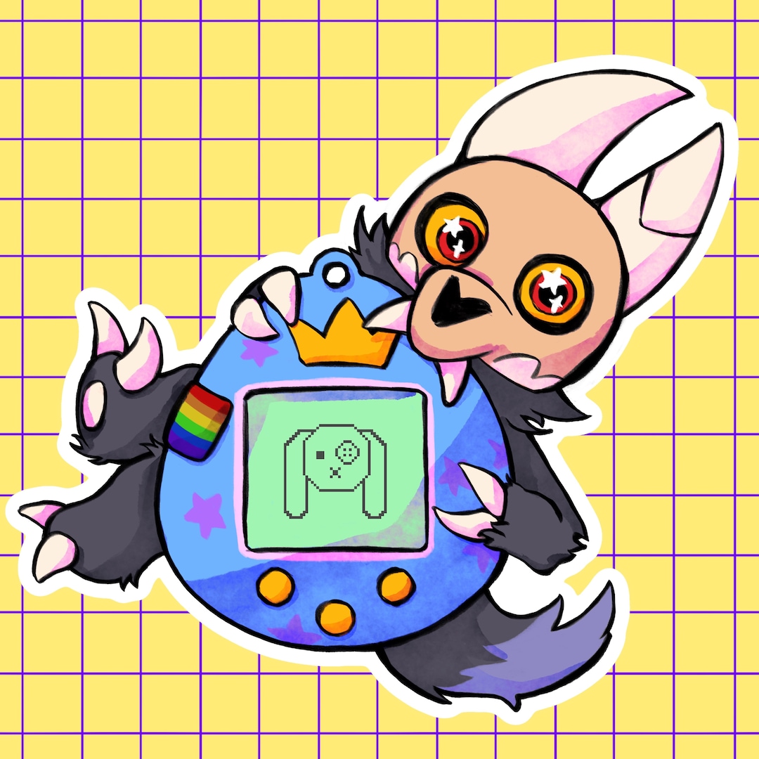 The Owl House King Tamagotchi Sticker Etsy