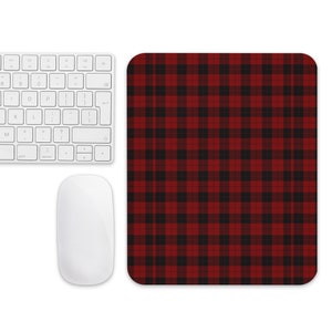 Mouse Pad Plaid Tartan Cottage Core Décor Farmhouse Chic Grandmillennial Boho Woodland Cottagecore Aesthetic Wedding Gift Scottish Tartan