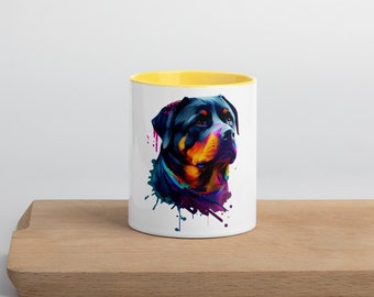Rottweiler Mug - Rottweiler Mom Gift, Rottweiler Mug, Rottweiler Gift, Dog Mug, Rottweiler Coffee Mug, Cute Rottweiler Gift, Dog Lover