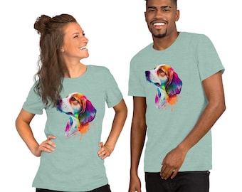 Beagle Unisex T-Shirt - Beagle T-Shirt, Beagle Mom T-Shirt, Beagle Lover Shirt, Beagle T-Shirt, Dog Mom Shirt, Beagle Mom Shirt Dog Mom Gift