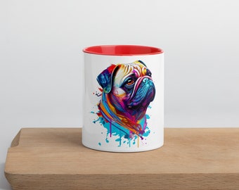 Pug Mug - Pug Mom Mug, Pug Mom Gift, Pug Mug, Pug Gift, Dog Mug, Pug Coffee Mug, Cute Pug Gift, Dog Lover