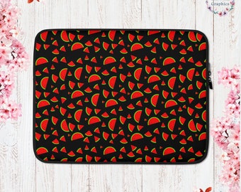 Watermelon Cottage Core Laptop Sleeve Garden Aesthetic Garden Laptop Sleeve Aesthetic Cottagecore