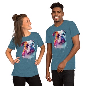 Bulldog Unisex T-Shirt - Bulldog Mom T-Shirt, Bulldog Lover Shirt, Bulldog T-Shirt, Dog Mom Shirt, Bulldog Mom Shirt, Dog Mom Gift