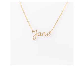 Personalized Name Necklace - Gift for Mom, Mother's Day Gift, Custom Name Necklace, Nameplate Necklace, Personalized Jewelry