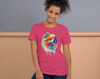 Pomeranian Unisex T-Shirt - Pomeranian Mom T-Shirt, Pomeranian Lover Shirt, Pomeranian T-Shirt, Dog Mom Shirt, Pomeranian Mom Shirt