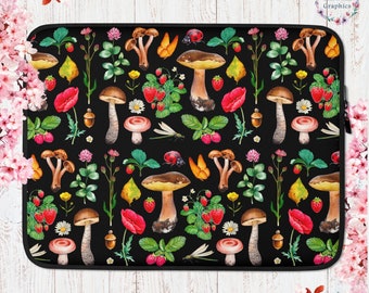 Botanical Illustration Cottage Core Laptop Sleeve Botanical Illustration Garden Aesthetic Botanical Illustration Aesthetic Cottagecore