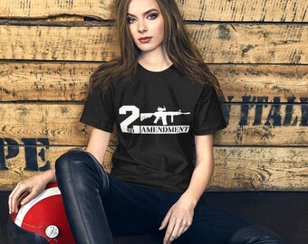 2nd Amendment Unisex T-Shirt - USA Flag Shirt, 1776 US Flag T-Shirt, 4th of July Shirt, Patriotic Flag Shirts, Gun Owner Shirt Veteran Shirt