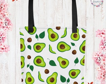 Avocado Cottage Core Tote Bag Garden Aesthetic Botanical Illustration Reusable Bag Gift Vegan Bag Farmers Market Tote ECO Friendly