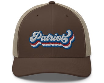 Patriot Trucker Cap - USA Flag Cap, American Flag, Patriotic Hat, July 4th, Independence Day, Trucker Cap, America Hat, USA Hat