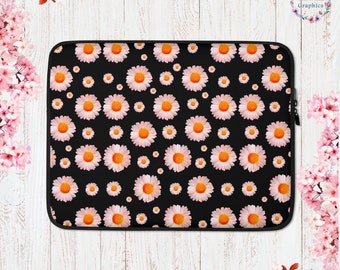 Shaded Daisy Cottage Core Laptop Sleeve Garden Aesthetic Garden Laptop Sleeve Aesthetic Cottagecore