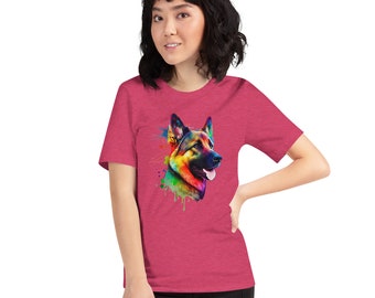 German Shepard Unisex T-Shirt - German Shepherd Mom T-Shirt, German Shepherd Lover Shirt, German Shepherd T-Shirt, German Shepherd Mom Shirt