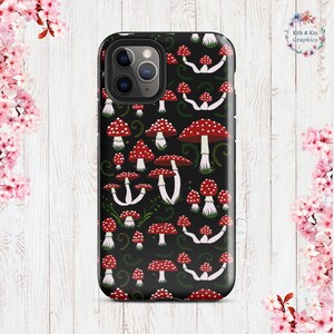 Tough Cottage Core Mushroom Case for iPhone® 11/Pro/Pro Max - 12 mini/12/Pro/Pro Max - 13 mini/13/Pro/Pro Max -14/Plus/Pro/Pro Max