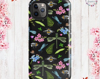 Tough Cottage Core Garden Elements iPhone® Case 11/Pro/Pro Max - 12 mini/12/Pro/Pro Max - 13 mini/13/Pro/Pro Max -14/Plus/Pro/Pro Max