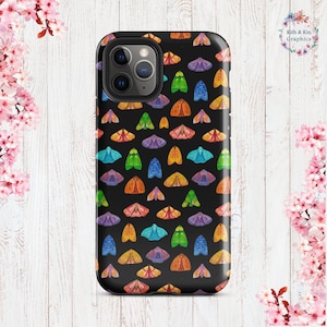 Tough Cottage Core Moth Case for iPhone® 11/Pro/Pro Max - 12 mini/12/Pro/Pro Max - 13 mini/13/Pro/Pro Max -14/Plus/Pro/Pro Max