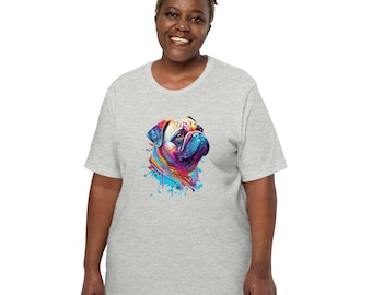 Pug Unisex T-Shirt - Pug Mom T-Shirt, Pug Lover Shirt, Pug T-Shirt, Dog Mom Shirt, Pug Mom Shirt, Dog Mom Gift