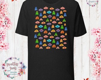 Moth Watercolor Cottage Core Tee Moth Watercolor Clothes Moth Watercolor Shirt Goblincore Aesthetic Cottagecore Clothes Dark Academia Shirt
