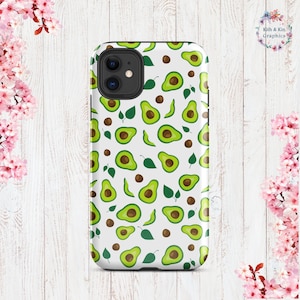 Tough Cottage Core Avocado Case for iPhone® 11/Pro/Pro Max - 12 mini/12/Pro/Pro Max - 13 mini/13/Pro/Pro Max -14/Plus/Pro/Pro Max