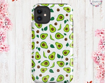 Tough Cottage Core Avocado Case for iPhone® 11/Pro/Pro Max - 12 mini/12/Pro/Pro Max - 13 mini/13/Pro/Pro Max -14/Plus/Pro/Pro Max