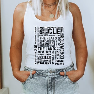 Cleveland Ohio Tank Top | Vintage Cleveland Retro Style | Gift For Him | Cleveland Skyline | Gift For Her | Cleveland Rocks