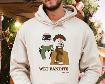 Home Alone Sweatshirt Marv and Harry Shirt Nostalgic 90s Movie Wet Bandits Shirt Holiday Fashion Home Alone Christmas Sweater Filthy Animal