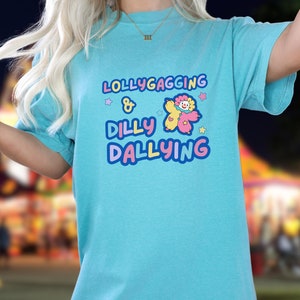 Dilly Dallying Weirdcore Kidcore Clothes Clowncore Clothing Emo Shirt Unhinged Shirts Circus Pastel Goth Alt Clothing Gothic Clothes