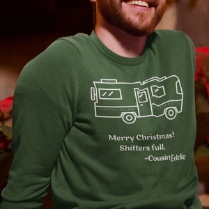 Christmas Vacation Sweatshirt | Shitters Full | National Lampoons | Xmas Sweatshirt