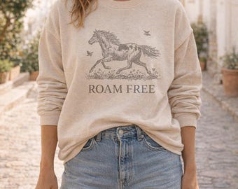 Wild Horses Shirt Western Shirt Wild Horses Shirt Cowgirl Shirt Wildflower Shirt Horse Lover Gift Country Shirt Boho Western Tee Rodeo Shirt