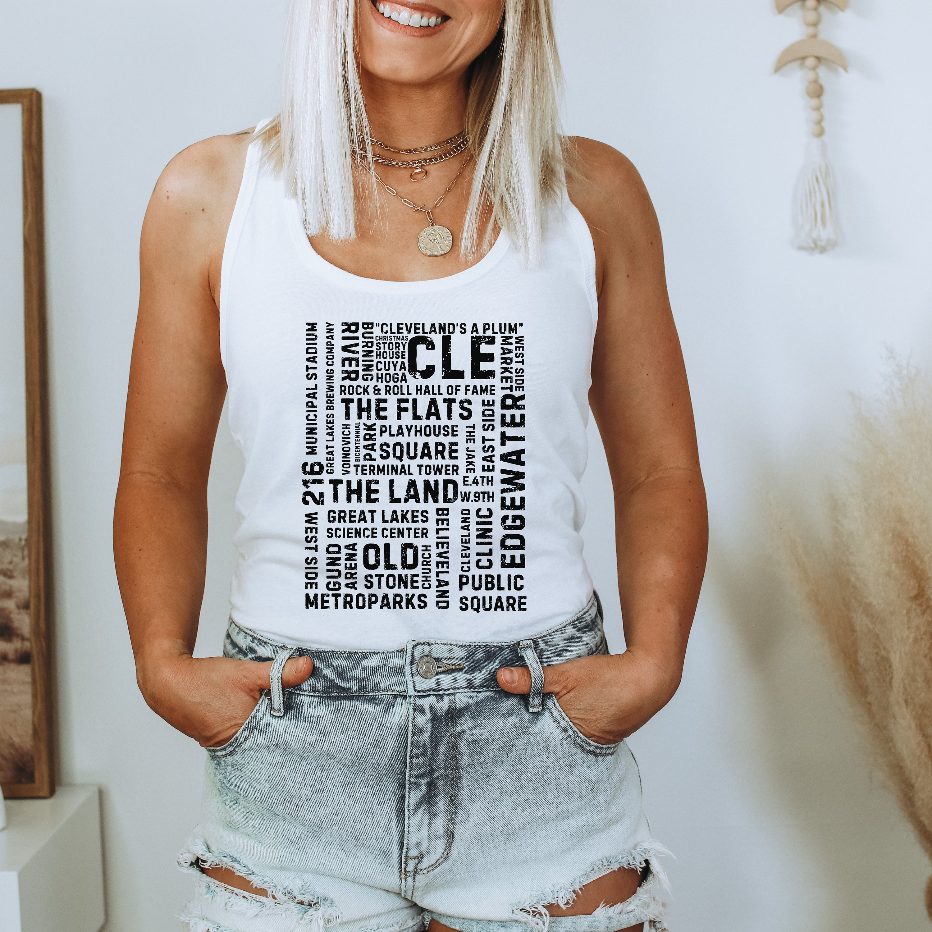 Cleveland Ohio Tank Top | Vintage Cleveland Retro Style | Gift for