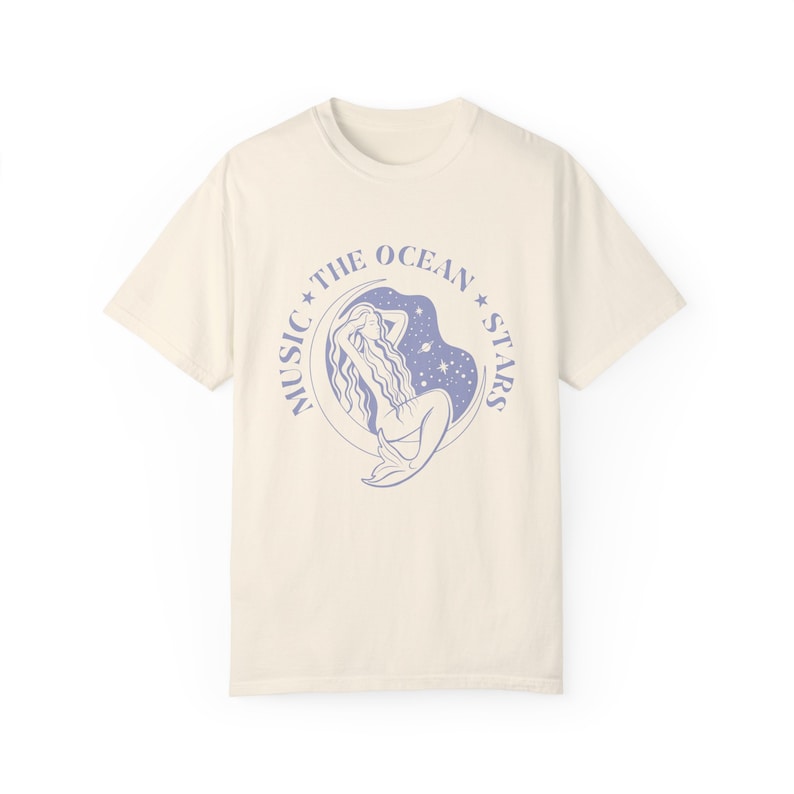 Mermaidcore Shirt | Ocean Inspired Style | Mermaid Dreamcore | Women's Tee | Teenage Girl Gifts | Gift for Best Friend | Gift for Sister Ivory