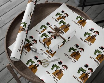 Home Alone Wrapping Paper Marv and Harry Retro Christmas Wrapping Paper Wet Bandits Funny Wrapping Paper Christmas Wrapping Paper Rolls