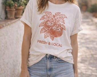 Farmers Market Shirt Farmers Market Tee Tomato Shirt Garden Lover Shirt Homegrown Tee Fresh Produce Shirt Garden To Table Tee