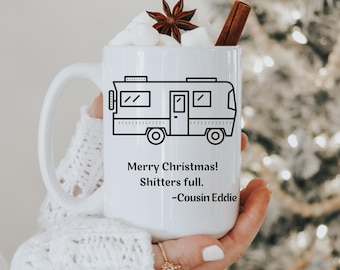National Lampoons Christmas Vacation Griswold Mug 15oz Holiday Gifts Funny Christmas Mug Shitters Full Gifts For Her Under 20 Christmas