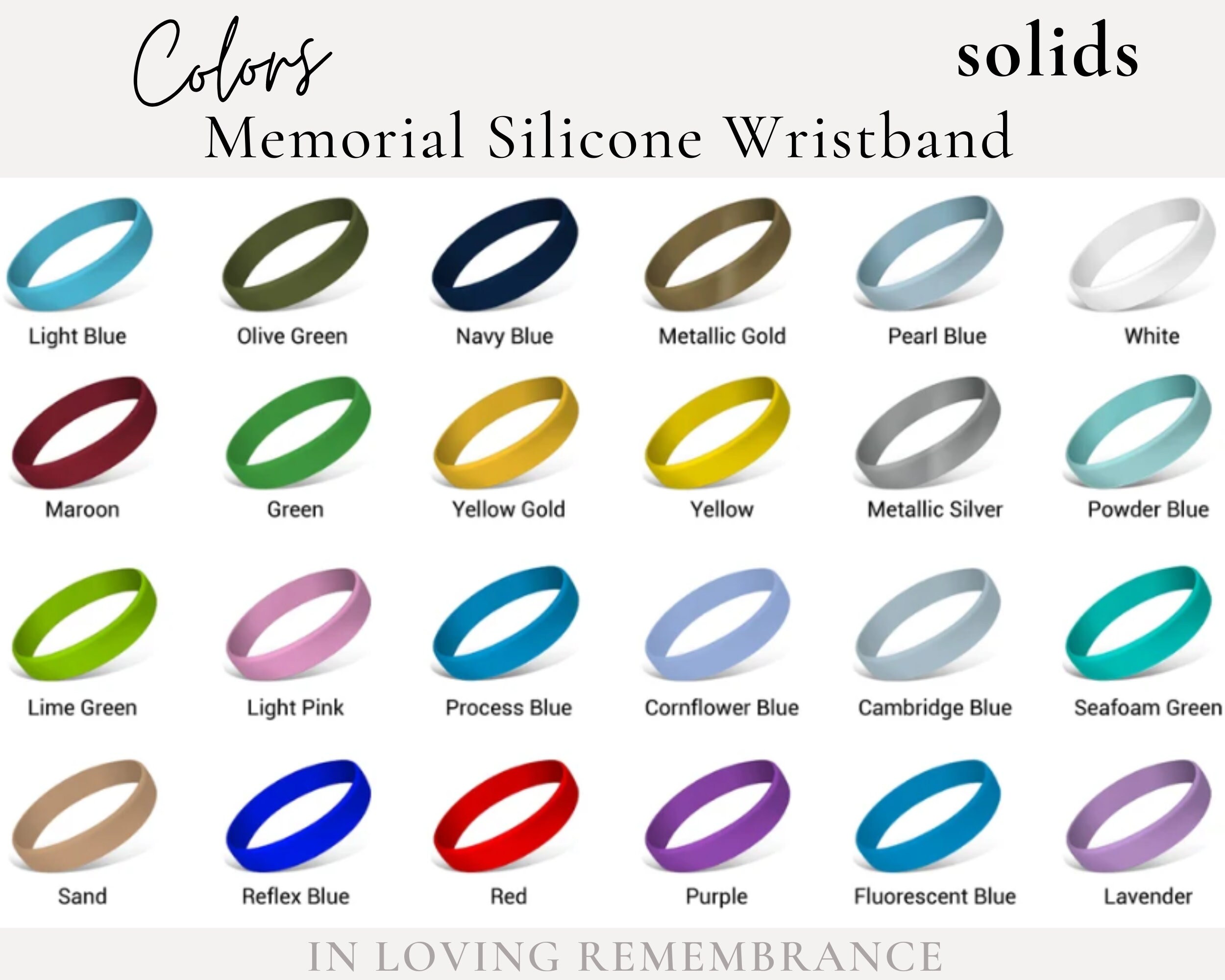 Obituary - Wristband Logo (in One Size