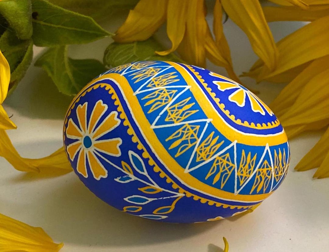 Pysanky Eggs. Ukrainian Pysanka Easter Eggs. Hand Painted Chicken Egg ...