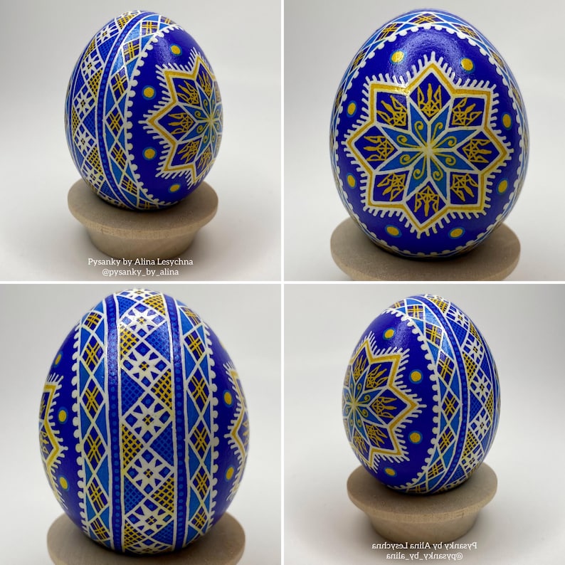 Pysanky Eggs. Ukrainian Pysanka Easter Eggs. Hand Painted Chicken Egg ...