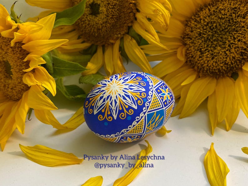 Pysanky Eggs. Ukrainian Pysanka Easter Eggs. Hand Painted Chicken Egg ...