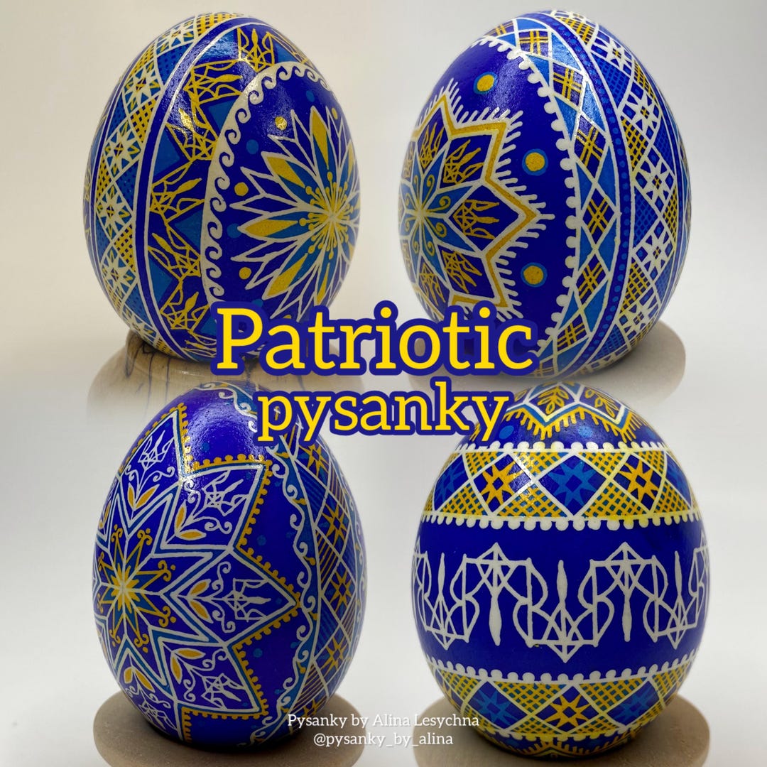 Pysanky Eggs. Ukrainian Pysanka Easter Eggs. Hand Painted Chicken Egg ...