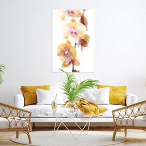 Orchids | Acrylic glass painting |  Wall decoration | Wall design | Living room | Bedroom | Practice | Office